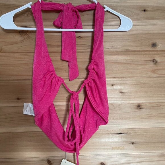 Pink Peppermayo Halter Top - Picture 1 of 5